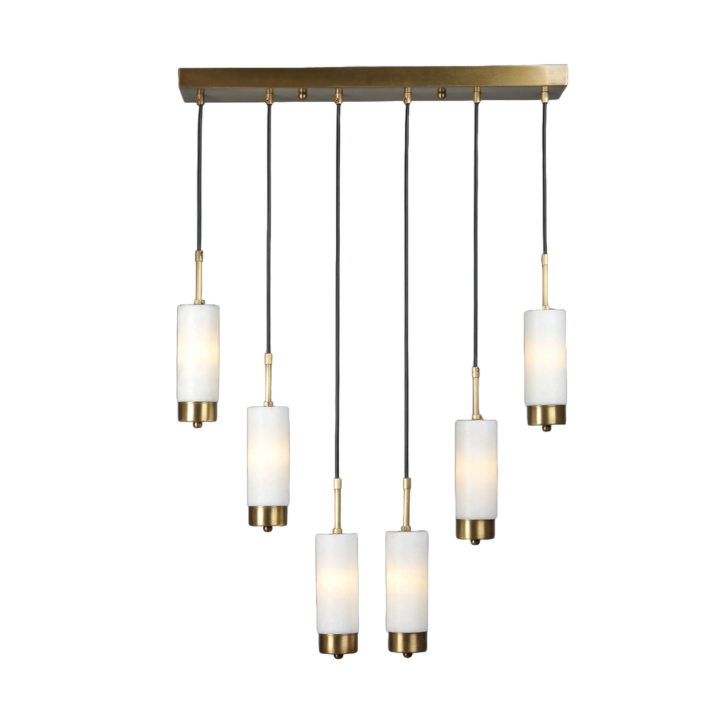 Silmora Mermer Gold Detaylı Avize
