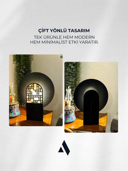 Lumea Masa Lambası – Kitap, Kahve ve Sessiz Işık Köşeleri için Doğal Tasarım Objesi