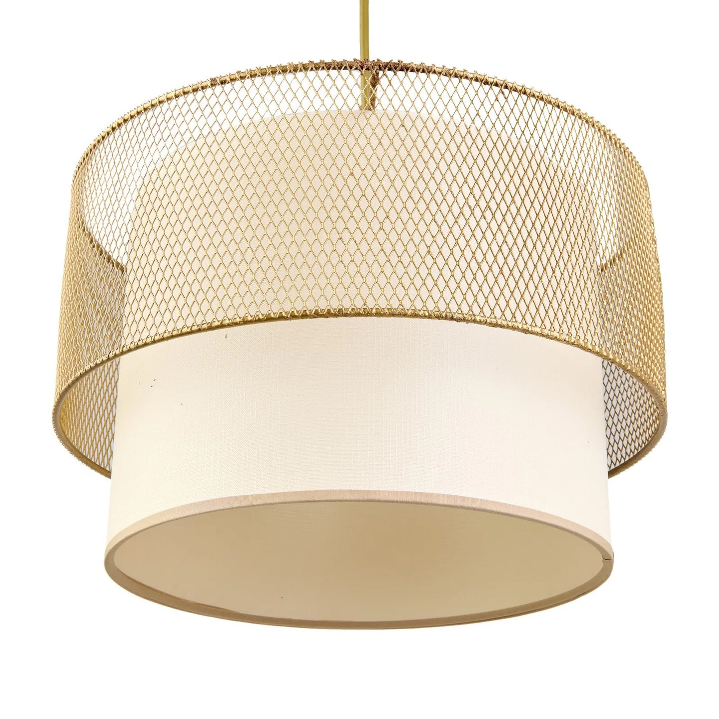 Lunette Tel Örgü Sarkıt Lamba – Modern & Dekoratif Tavan Avizesi (Gold ve Siyah Renk Seçenekli)