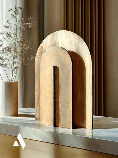 Lumea Masa Lambası – Estetik, Sade, Çift Yüzlü Aydınlatma Objesi