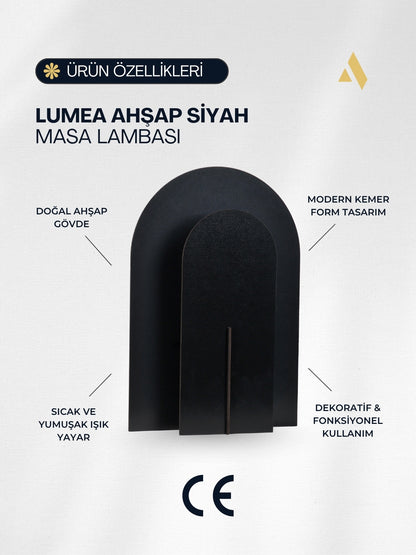 Lumea Masa Lambası – Estetik, Sade, Çift Yüzlü Aydınlatma Objesi