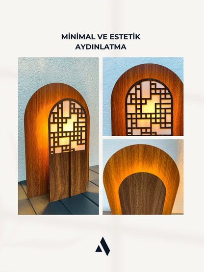 Lumea Masa Lambası – Estetik, Sade, Çift Yüzlü Aydınlatma Objesi