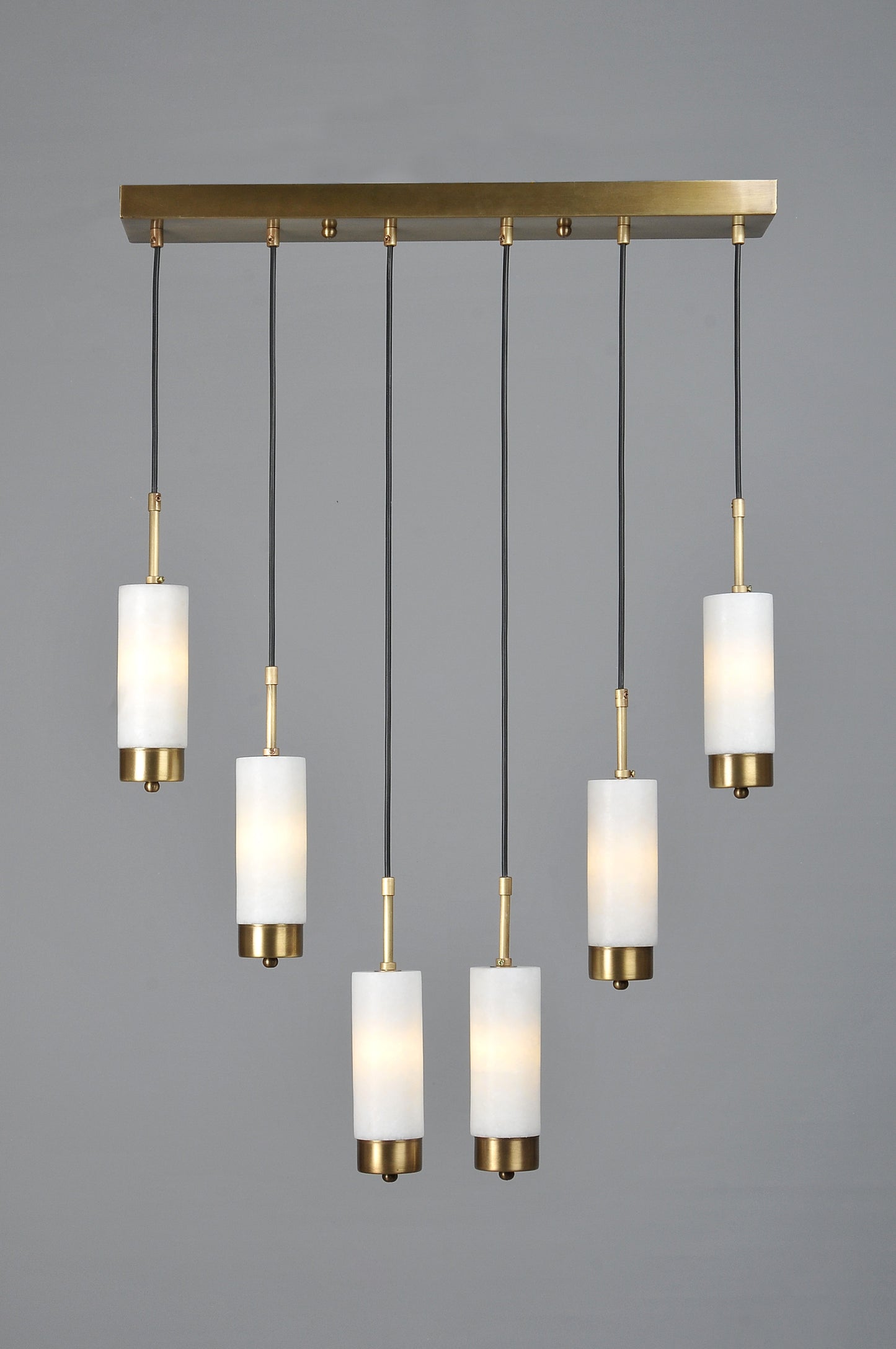 Silmora Mermer Gold Detaylı Avize