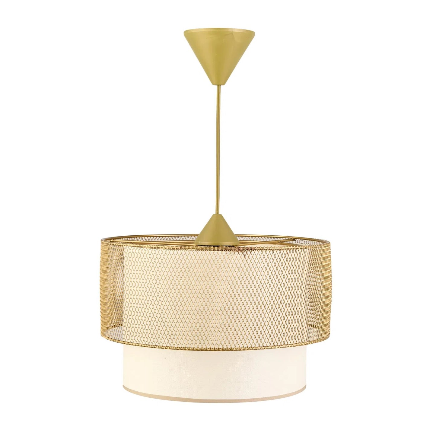 Lunette Tel Örgü Sarkıt Lamba – Modern & Dekoratif Tavan Avizesi (Gold ve Siyah Renk Seçenekli)