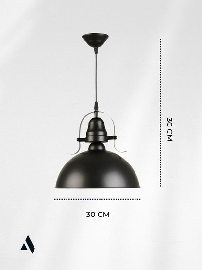 Forge Metal Sıvama Tekli Sarkıt Avize